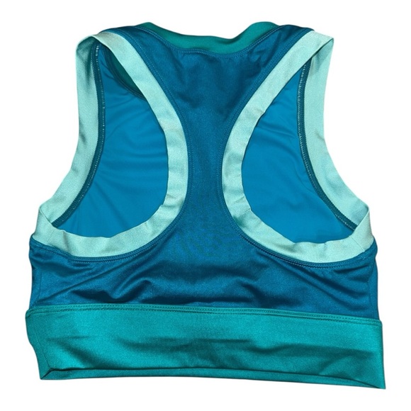 NWOT Beach Riot Gwynn Color Block Top XS Teal Blue Racerback Activewear - Picture 3 of 6
